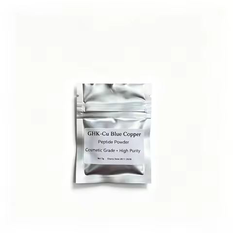 Premium Blue Copper Peptide GHK-Cu-Powder Firming Lift Blue Soap Serum Cosmetic Ingredient