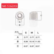 [Pggpey] Dunu S & S sân khấu & Studio Silicone eartips Khuyên tai L/M/S(3 cặp) cho đường kính vòi ph