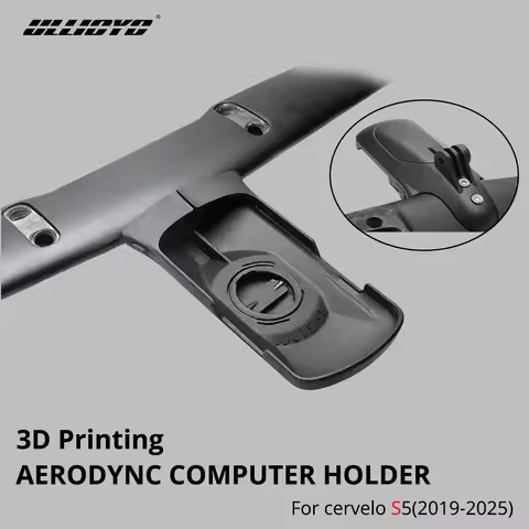 ULLICYC For 2019~2025 Cervelo S5 Cockpit Integration Aerodync Computer Mount,3D Printed Speedometer 