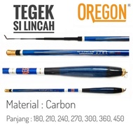 Tegek Oregon Silincah Tegek Ruas Pendek Bahan Carbon Action Kaku Panjang 180 210 240 300 Victoria Fi