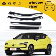 Car Window Rain Guards for Volvo EX30 2025 Accessories Side Window Wind Deflectors Visors Exterior T
