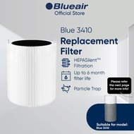 Blueair Blue 3410 Genuine Replacement Filter | 3410 Particle + Carbon 360° Air Purifier Filter