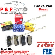 Front Brake Pad Depan - Perodua Myvi Old Lagi Best D20N Eco - Original Perodua / TRW / FBK