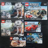[Instruction Manual 說明書 only] LEGO 10174 75173 75890 75894 76118 Star Wars Speed Champions Mini Ferr