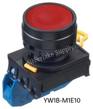 สวิตช์ปุ่มกด push button switch YW1B-M1E10 ขนาด 22mm. IDEC