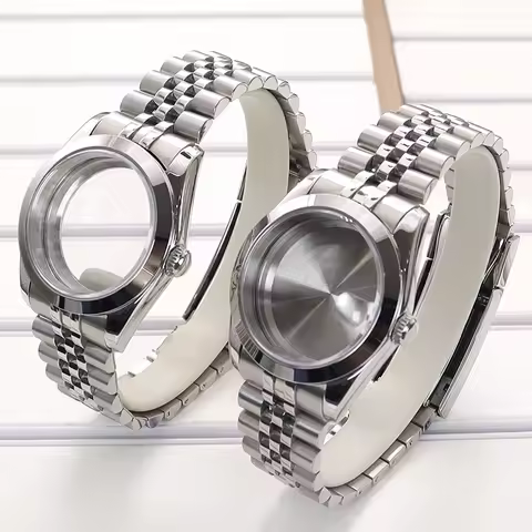 FENYA 40mm 36mm Bevel Edge Watch Case 5-link Bracelet Sapphire For Seiko Nh35 Nh36 Nh34 Miyota8215 M