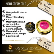 NITE CREAM GOLD 5 GM (whitening gold set) LADYSIENA NANO WHITE