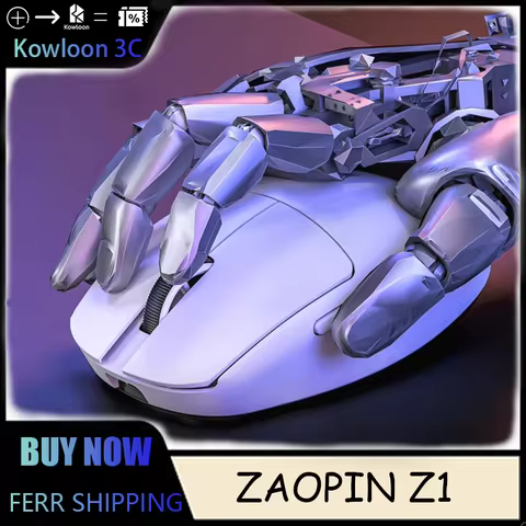 ZAOPIN Z1 PRO/MAX Gaming Mouse PAW3950 Tri-Mode Wireless Bluetooth 8K 26000DPI 650IPS Lightweight 53
