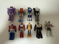 變形金剛 Transformers 5cm 高塑膠公仔 9個角色 柯柏文 麥加登 星星叫 大黃峰 爵士 音波 食玩？