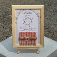 frame kayu siap stand FRAME MAS KAHWIN  | FRAME HANTARAN | FRAME MAS KAHWIN & HANTARAN BAJET