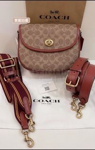 🩷復古長青馬鞍包 🩷Willow saddle crossbody bag  Coach 斜孭袋