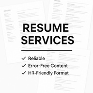 Resume and CV - Creation/ Evaluation Services