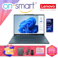【Express Delivery】Lenovo Yoga 7 2-in-1 14IML9 | 83DJ0008SB | Intel Core Ultra 7 155H Processor | 16GB RAM 1TB SSD | 14" (2880 x 1800) OLED Display | Intel Arc Graphics | Windows 11 Home | 2 Years Premium Care + ADP