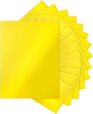 120 Sheets Shimmer Yellow Cardstock 8.5 x 11 Printer Paper, 250gsm/92lb Premium Glossy Paper Card St