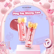 Azarine - PLAY POP GLOSSY TINT (3 g) - Long-Lasting Liptint Stain Glossy Moist Intense Color Peptide