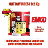 NEW Cat kayu emco 1/2 kg, cat besi emco 500 ml