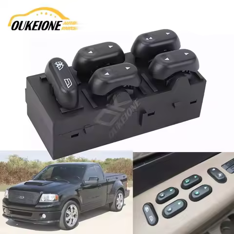 For 2003-2008 Ford Expedition F-150 Crown Victoria Front LH Driver Window Lifter Switch Control Glas
