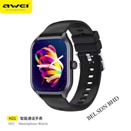 Awei H21 Smartwatch Original 2.01inch Full Touch Screen 100 + Sports Watch with Wireless Charging