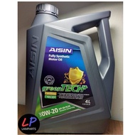 AISIN FULLY SYNTHETIC MOTOR OIL 0W-20 4l