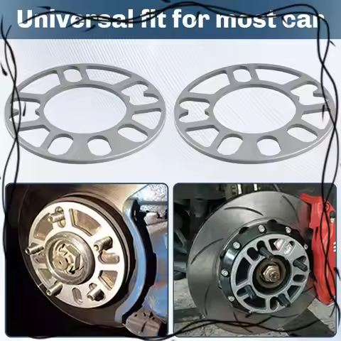 UI-4Pcs Aluminum Wheel Spacers Shims Plate Auto Wheel Spacers Stud For 4X100 4X114.3 5X100 5X108 5X1