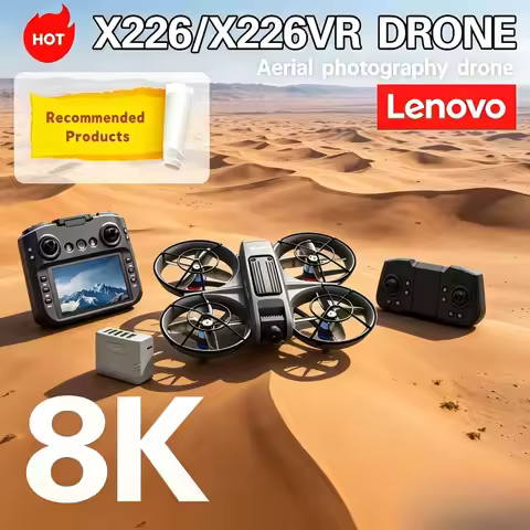 Lenovo X226/X226VR 8K Drone Professional Remote Control Helicopter Plane RC Dron Toys Gift for Kids 