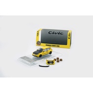 HONDA EG6 YELLOW CARBON BONNET (RHD) BMC 1/64 DIECAST MODEL