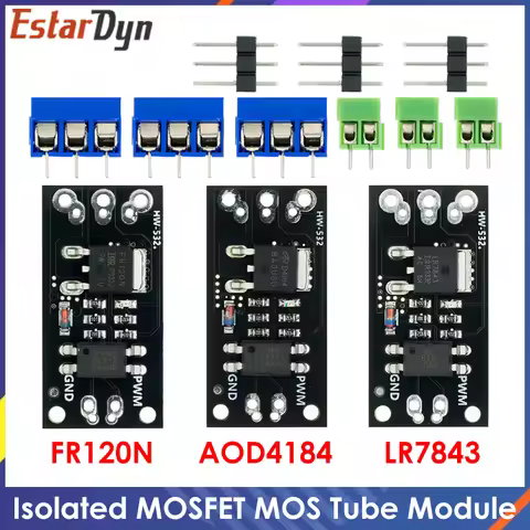 FR120N LR7843 AOD4184 D4184 Isolated MOSFET MOS Tube FET Module Replacement Relay 100V 9.4A 30V 161A