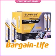 300ML Sunrise Acetic Silicone Sealant – Clear Waterproof & Transparent Sealant for Repairs