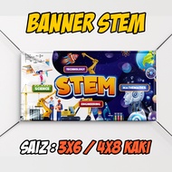 Banner STEM saiz 3x6 KAKI / 4x8 KAKI