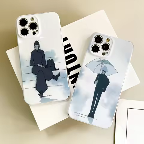 Anime J-Jujutsu k-kaisen Geto Gojo phone case FUNDA For Samsung S25 S24 S23 A07 A17 A06 4G 5G Glossy
