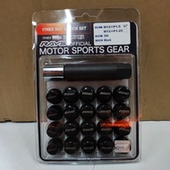 RAYS  21HEX  Wheel Nut M12 x P1.5 & M12 x P1.5  100% Rays ORIGINAL Japan