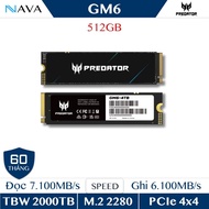 SSD Predator GM6 512GB M.2 NVMe Gen4 High Speed, 5 Years