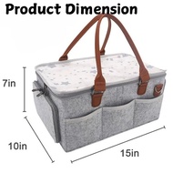 Portable Diaper Bag with Cover & Kit Ultimate Changing Station Organizer Baby Travel Station