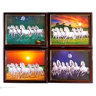 HORSE PICTURE WITH GLASS FRAME
