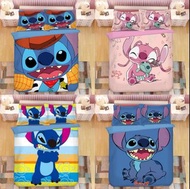 史迪仔 stitch 小甘 床單套裝 床上用品 枕頭 枕套 枕袋 床笠 胡迪