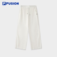 FILA FUSION INLINE FUSION LIFE FUSIONEER IVORY OASIS Women Knit Pants (Black / White)