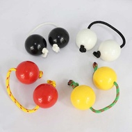 2PC Asalato Kashaka Double Hand Eggs Shaker Maracas Rattle Percussion Instrument（1 random colour sty