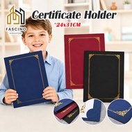 【SG】Award Certificate Cover Certificate Folder A4 Certificate Holder Document Folder Menu Folder