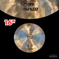 OverSpeed ฉาบไชน่า 16" 18" ฉาบกลองชุด สีทองเหลือง cymbals china