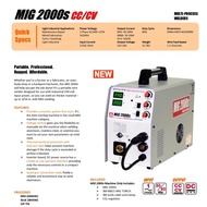 AUSTCORP MIG 2000s MMA WELDING MACHINE