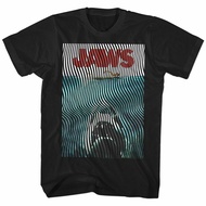 New Arrival Men'S Design Tshirt Jaws Wiggly Black Short Sleeves Tshirt