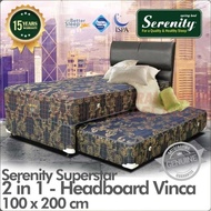 ready spring bed Serenity Superstar 2 in 1 kasur sorong kasur anak