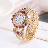 Trendy Fashion Ladies Watch Diamond-studded Digital Quartz Women Bracelet Watch