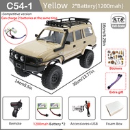 WPL C54 C54-1 1/16 RC Car Toyota LC80 Model 2.4G 4X4 Off Road Remote Control LED Climbing RC Truck E