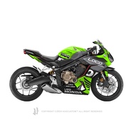 Hugsticker สติ๊กเกอร์ติดรถ สติ๊กเกอร์ CBR650R ลาย Marc (ชุดเต็ม)