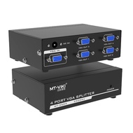 VGA Splitter 4 Port VGA Spliter 4 Port VGA Split 1 To 4 Port VGA Spliter 1 To 4 Port 200mhz + Adapte