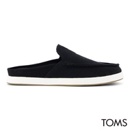 Toms Men Alonso Mule Black Heritage Canvas
