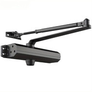 Door Accessories Quality BTO Main Door Auto Door Soft Closer with Slide Arm Stopper Black Color