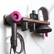 Black Walnut Solid Wood For Dyson Hair Dryer Stand Rack Shelf