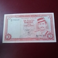 BANKNOTE BRUNEI $10 1981 ( SA-PULOH RINGGIT )
